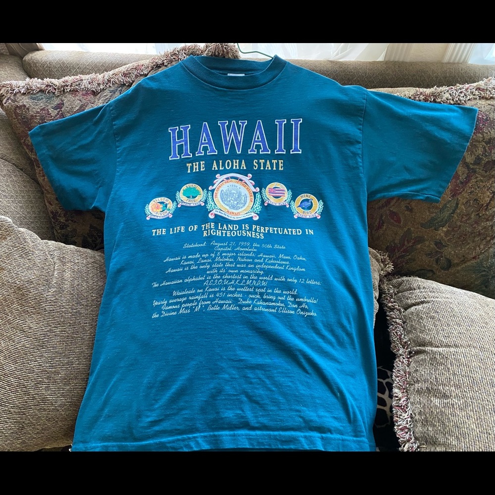 Vintage Hawaii The Aloha State T-shirt Large